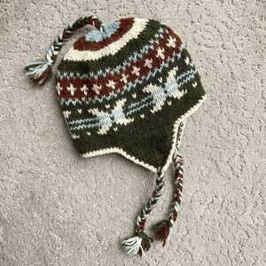 Felt Lined Wool Hat Tribe Azure Fair Trade Women's Beanie Hats